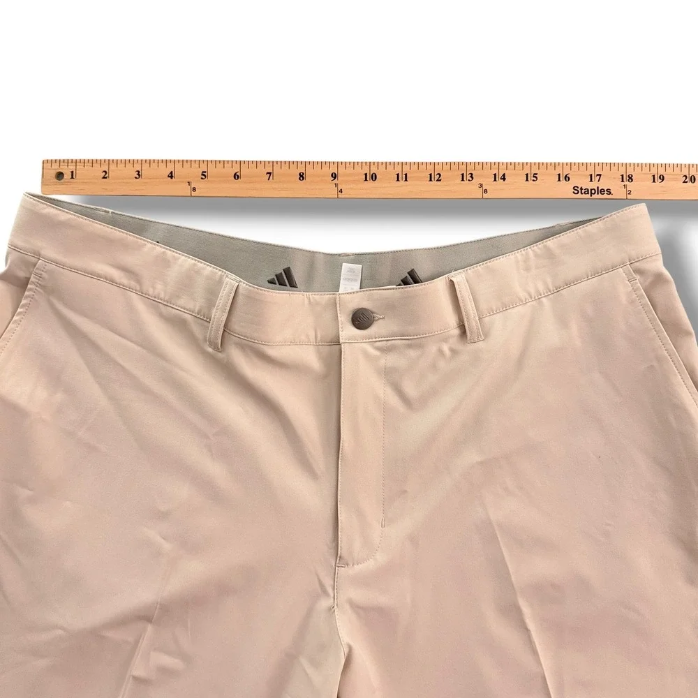 Adidas Woven‎ Golf Shorts Mens 40 Clear Brown Performance Stretch ADVR0838